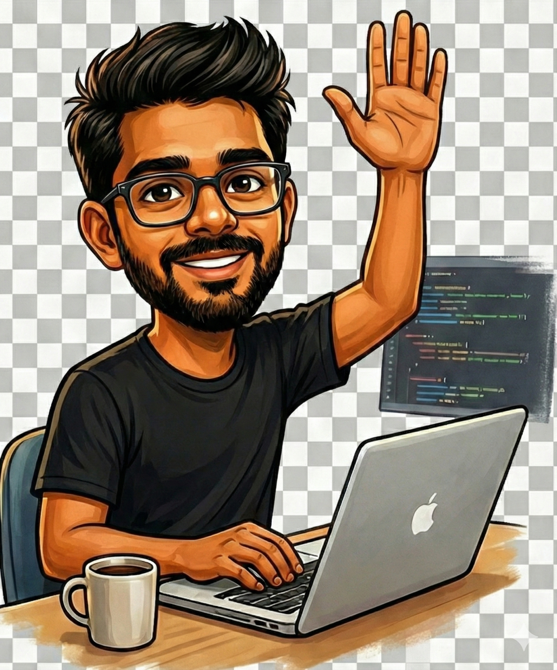 Pawan Kumar Pal - Caricature